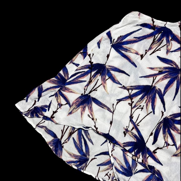 Free People Intimately White & Purple Spaghetti Strap Blouse S - Picture 8 of 9